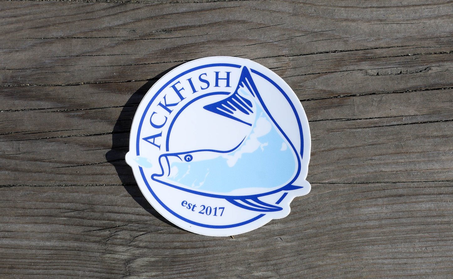 AckFish Circle Stickers