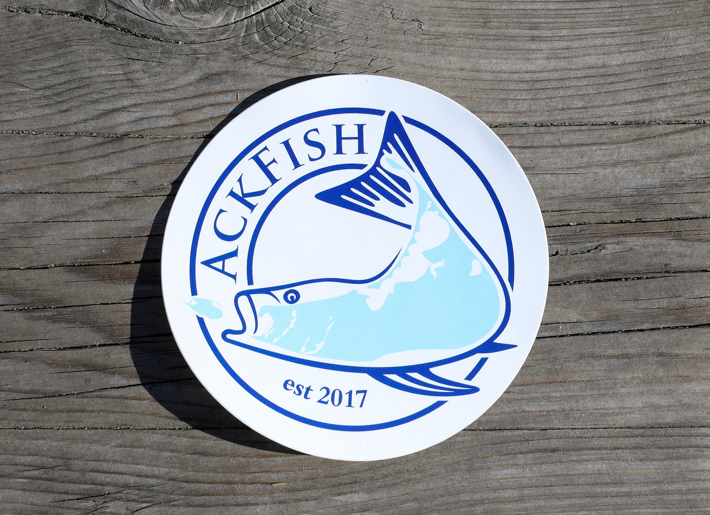 AckFish Circle Stickers