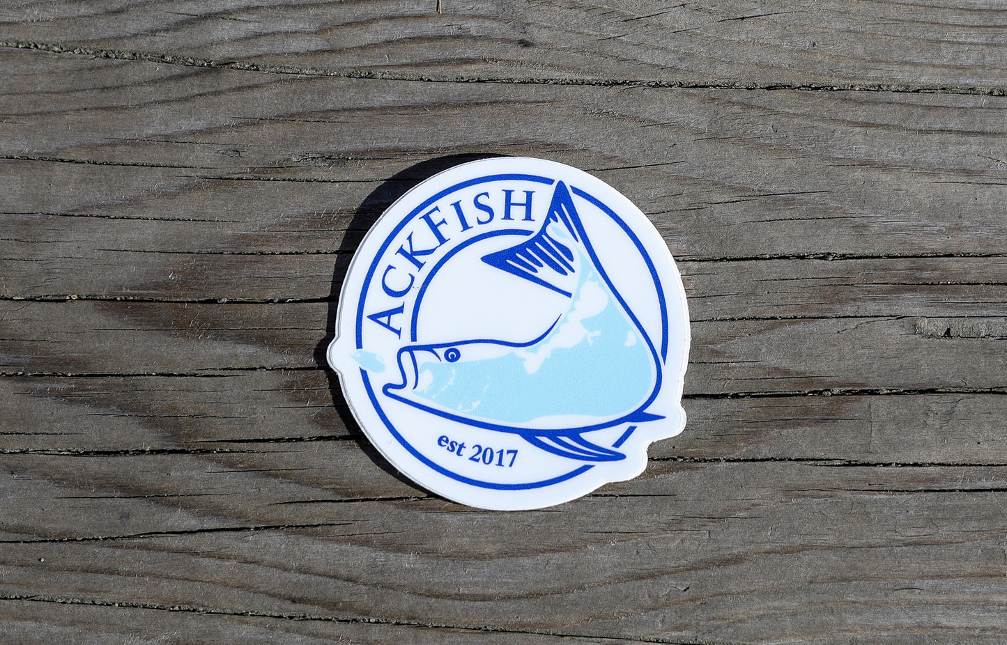 AckFish Circle Stickers