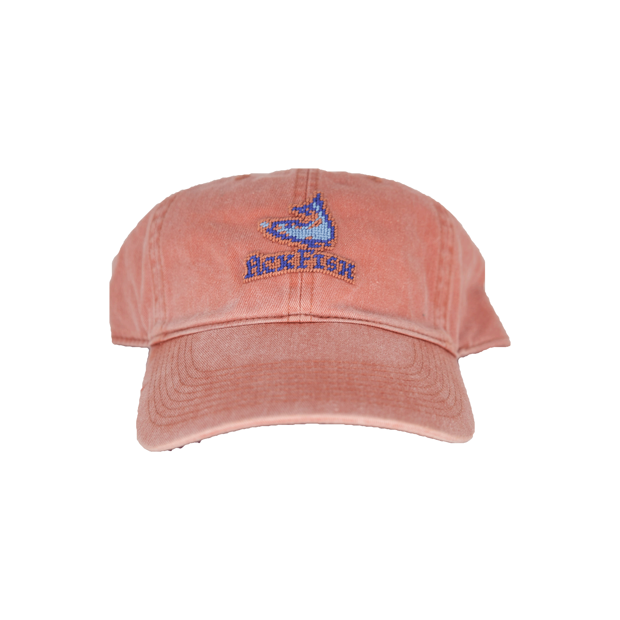 Smathers & Branson Needle Point Ball Caps Nantucket Red