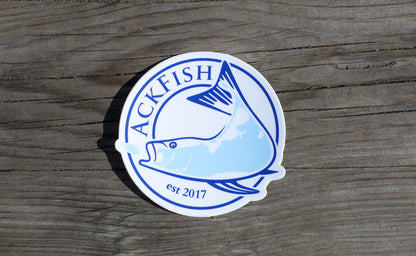 AckFish Circle Stickers