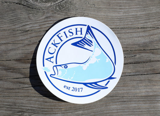 AckFish Circle Stickers